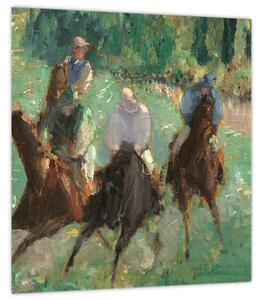 Obraz - Edouard Manet, At the Races, reprodukce (30x30 cm)