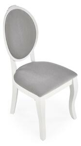 Židle Gilbert bílá/šedá