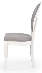 Židle Gilbert bílá/šedá