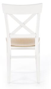 Židle Tutti bílá/medový dub