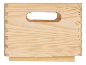 Compactor dřevěný úložný box SKYR - XS, 20 x 15 x 9 cm, přírodní borovice