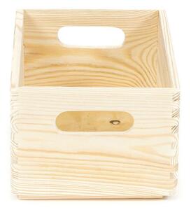 Compactor dřevěný úložný box SKYR - XS, 20 x 15 x 9 cm, přírodní borovice