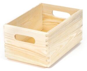 Compactor dřevěný úložný box SKYR - XS, 20 x 15 x 9 cm, přírodní borovice