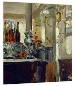 Obraz - Style of Edouard Manet, Bon Bock Cafe, reprodukce (30x30 cm)