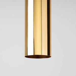Závěsné svítidlo Lagos, 1x zlaté kovové stínítko