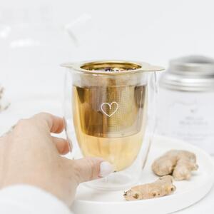 Bake Affair Skleněný hrnek Heart - 350 ml BAR119