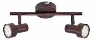 BRI 2843-021 Bodové svítidlo 27,5 cm 2xGU10 6W 500lm antická měď - BRILONER