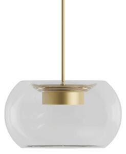Lucis Nupar Glass LED závěsné svítidlo Antracitová3000K
