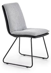 Židle Jersey šedá/černá