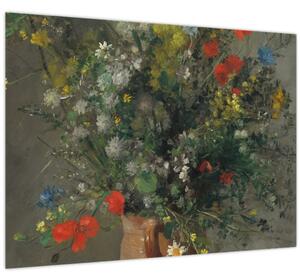 Obraz - Auguste Renoir, Flowers in a Vase, reprodukce (70x50 cm)