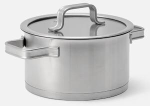 Fabini Kastrol Core Standard, ø 18 cm (2 l) - Nerezový beznýtový kastrol z jednovrstvé nerezové oceli s poklicí