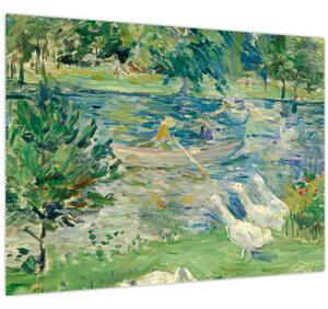 Obraz - Berthe Morisot, Girl in a Boat with Geese, reprodukce (70x50 cm)