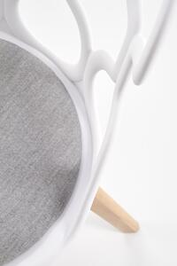 Židle Missouri bílá/šedá