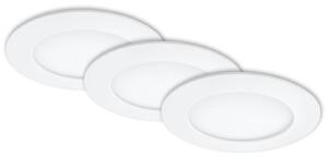 BRI 7284-036 3ks sada LED vestavné svítidlo, pr. 12 cm, 6,4 W, bílé - BRILONER