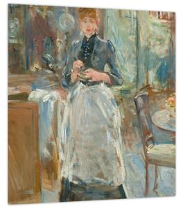 Obraz - Berthe Morisoti, In the Dining Room, reprodukce (30x30 cm)