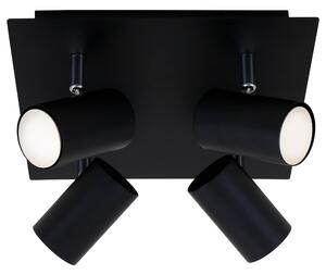 BRILO 2857-045 Bodové svítidlo 26,5 cm 4xGU10 40W černá - BRILO