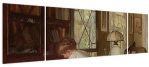 Obraz - Edmund Tarbell, Josephine and Mercie, reprodukce (170x50 cm)
