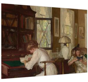 Obraz - Edmund Tarbell, Josephine and Mercie, reprodukce (70x50 cm)