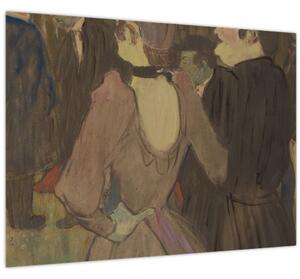 Obraz - Henri de Toulouse-Lautrec, La Goulue and Her Sister, reprodukce (70x50 cm)