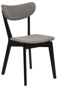 Čalouněná židle Roxby šedá/černá