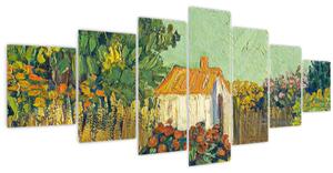 Obraz - Imitator of Vincent van Gogh, Landscape, reprodukce (210x100 cm)