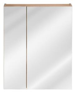 Comad Koupelnová skříňka se zrcadlem Capri 842 2D dub kraft zlatý