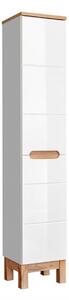 Comad Koupelnová skříňka s košem Bali 804 2D 1S bílá/dub votan