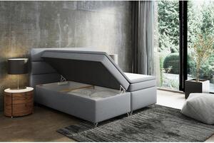 Čalouněná postel IMPERIA včetně úložného prostoru 140x200 Šedá