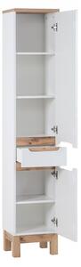 Comad Koupelnová skříňka Bali 800 2D 1S bílá/dub votan