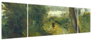 Obraz - Auguste Renoir, Landscape between Storms, reprodukce (170x50 cm)