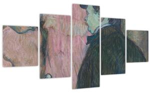 Obraz - Henri de Toulouse-Lautrec, Maxime Dethomas, reprodukce (125x70 cm)