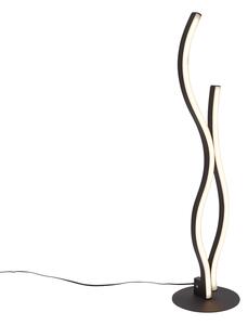 Designová stolní lampa černá vč. LED stmívatelná - Ying