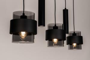 Závěsné svítidlo Retro 70er 5/110 Line Black (LMD)