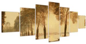 Obraz - Joseph Mallord William Turner, Mortlake Terrace, reprodukce (210x100 cm)
