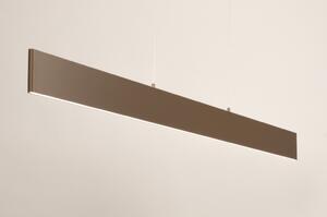 Závěsné stmívatelné LED svítidlo Linear 150 Brown (LMD)