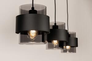 Závěsné svítidlo Retro 70er Line 110 Black (LMD)