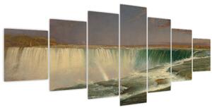 Obraz - Frederic Edwin Church, Niagara, reprodukce (210x100 cm)