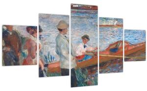 Obraz - Auguste Renoir, Oarsmen at Chatou, reprodukce (125x70 cm)