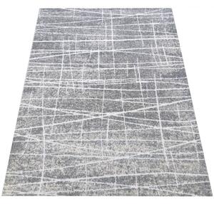 Makro Abra Kusový koberec ENIGMA 05 Moderní abstraktní šedý krémový Rozměr: 120x170 cm
