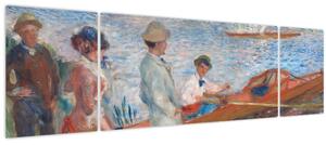 Obraz - Auguste Renoir, Oarsmen at Chatou, reprodukce (170x50 cm)