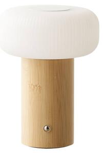Stolní lampa STOFFURD přírodní/bílá