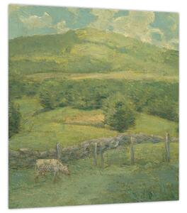 Obraz - Julian Alden Weir, Obweebetuck, reprodukce (30x30 cm)