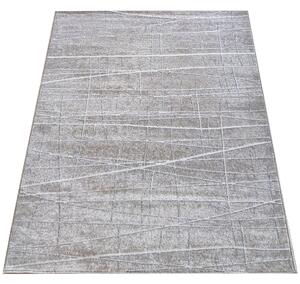 Makro Abra Kusový koberec ENIGMA 05 Moderní béžový šedý Rozměr: 120x170 cm