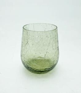 Floriánova huť Sklenice kraklovaná lesní sklo 300ml