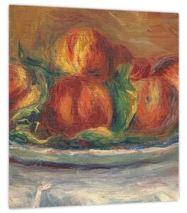 Obraz - Auguste Renoir, Peaches on a Plate, reprodukce (30x30 cm)
