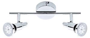 BRI 2992-028 LED bodové svítidlo 27,5 cm 2xGU10 9,6W 800lm chrom - BRILONER