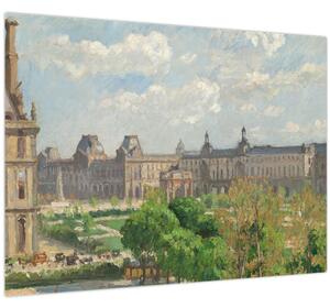 Obraz - Camille Pissarro, Place du Carrousel, Paris, reprodukce (70x50 cm)