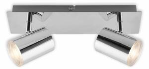 BRI 2731-028 LED bodové svítidlo 29 cm 2xGU10 max. 5W chrom - BRILONER