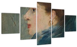 Obraz - Edouard Manet, Portrait of a Lady, reprodukce (125x70 cm)