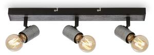 BRI 2222-034 Bodové svítidlo 48 cm 3x E27 max. 60W antická stříbrná - BRILONER